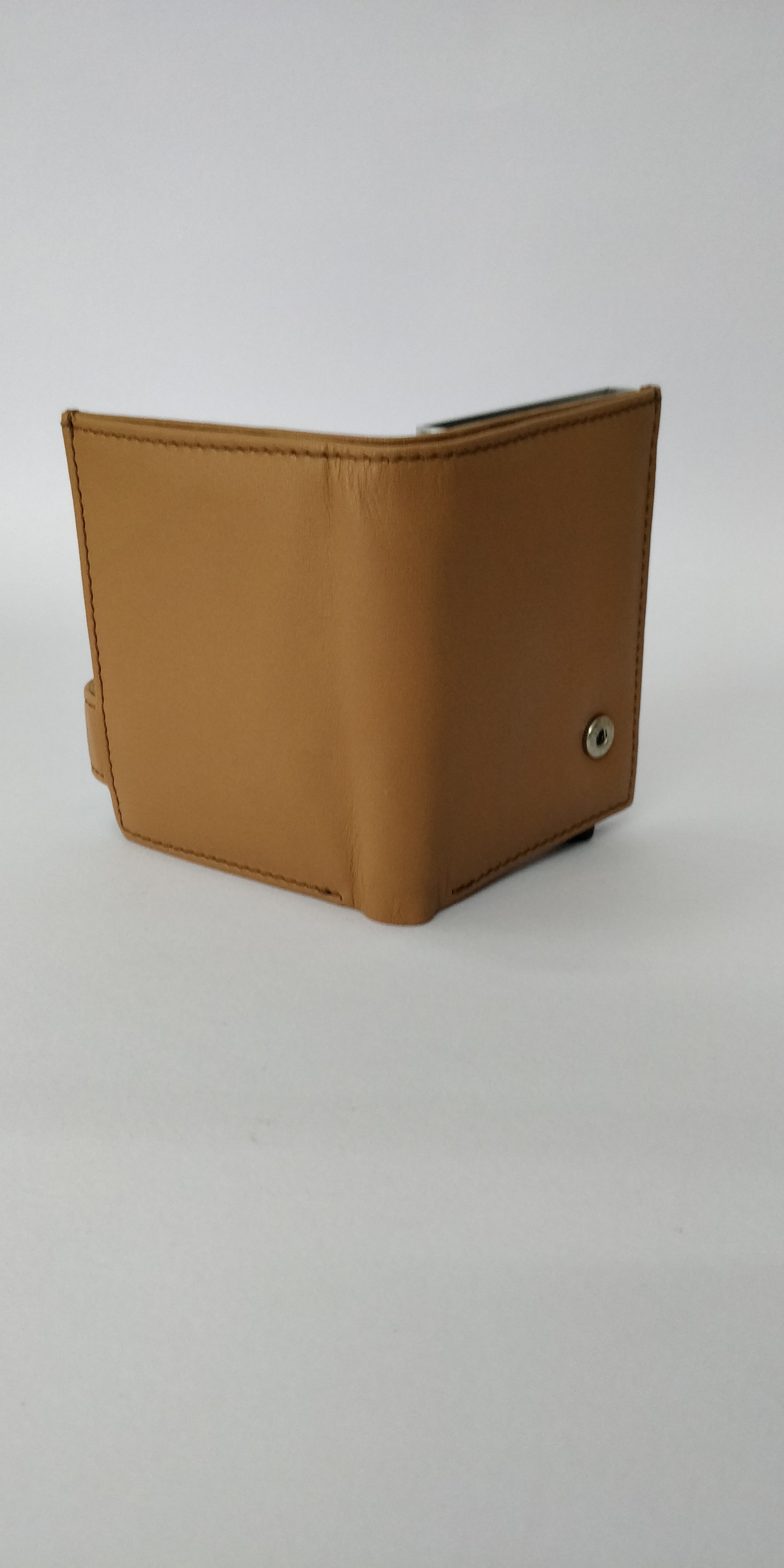 Leather Card Holder - Leather, Metal | Rfid Blocking, Compact Design, Easy Access C-clip, 4-5 Cards Capacity, Cash Compartment, Gift Ready