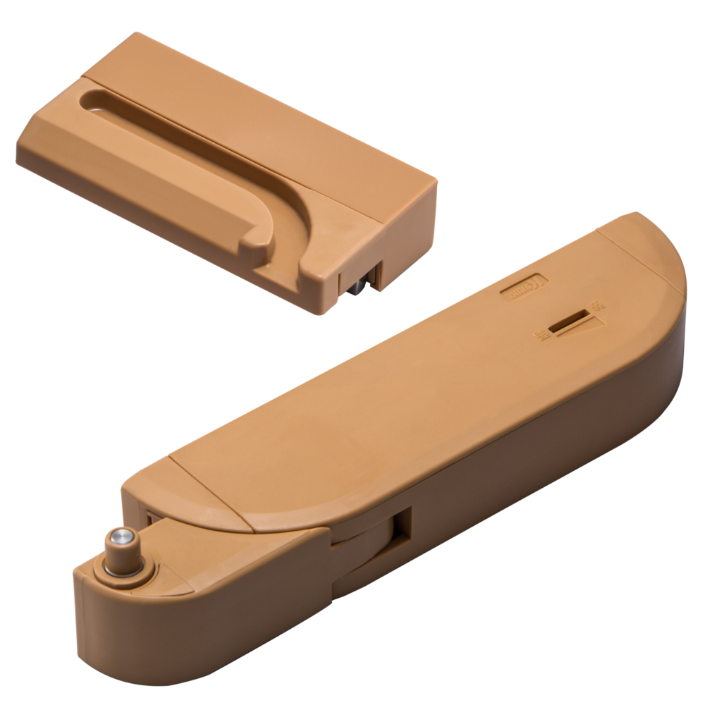 Gray Kuriki Hinged Door Closer