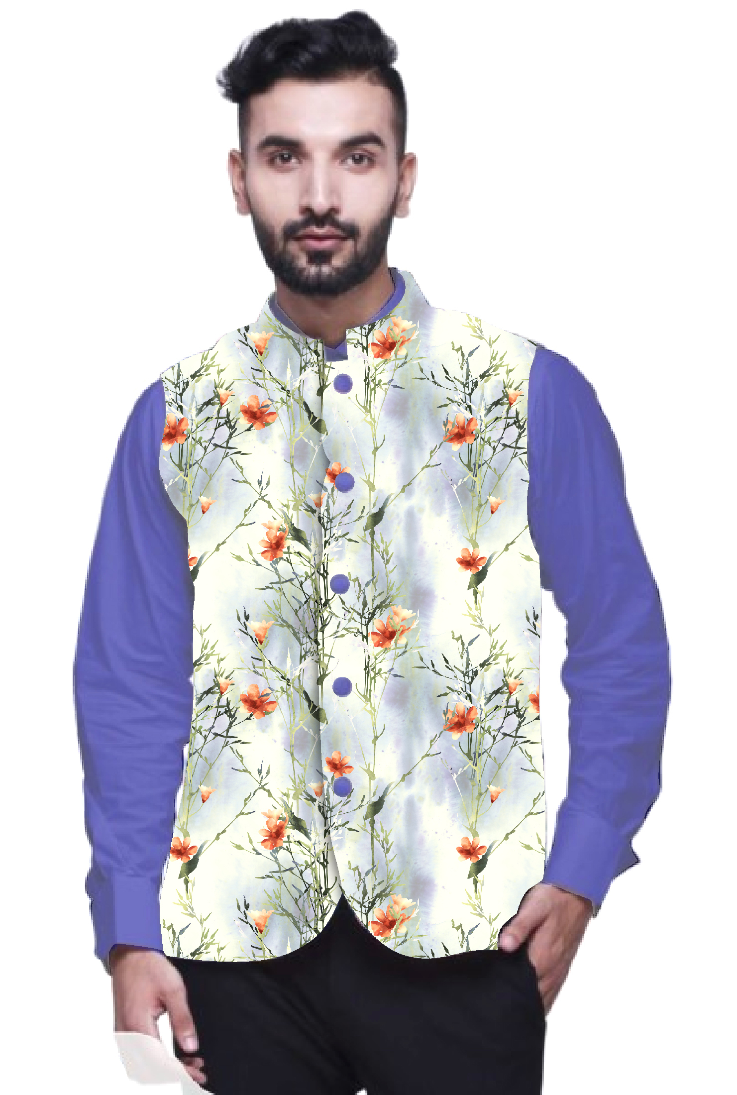 Digital Print Blazers - 30 Kg Quality, 58-inch Width | Superior Fabric For Striking Visual Appeal And Lasting Comfort