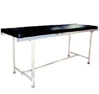 Examination Couch - Foam & Steel, 183l X 60w X 81h Cm Size, Rectangular Design, No Back Rest Lifting Angle, Indian Style Hospital Table