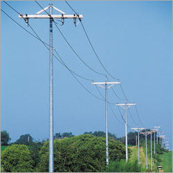 कूल व्हाइट 33 केवी 440 केवी मोनो पोल