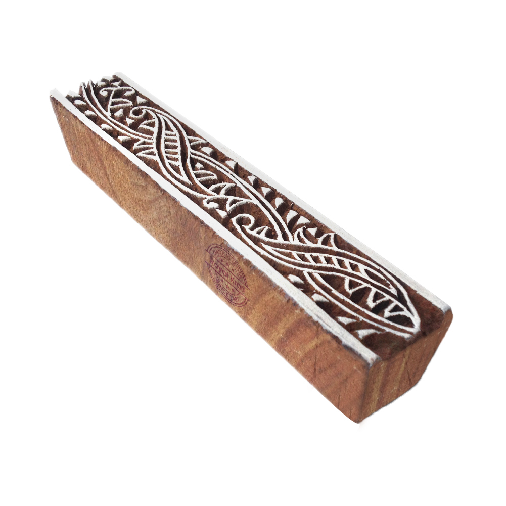 Border Wooden Block Printing Stamps Core Material: Wood