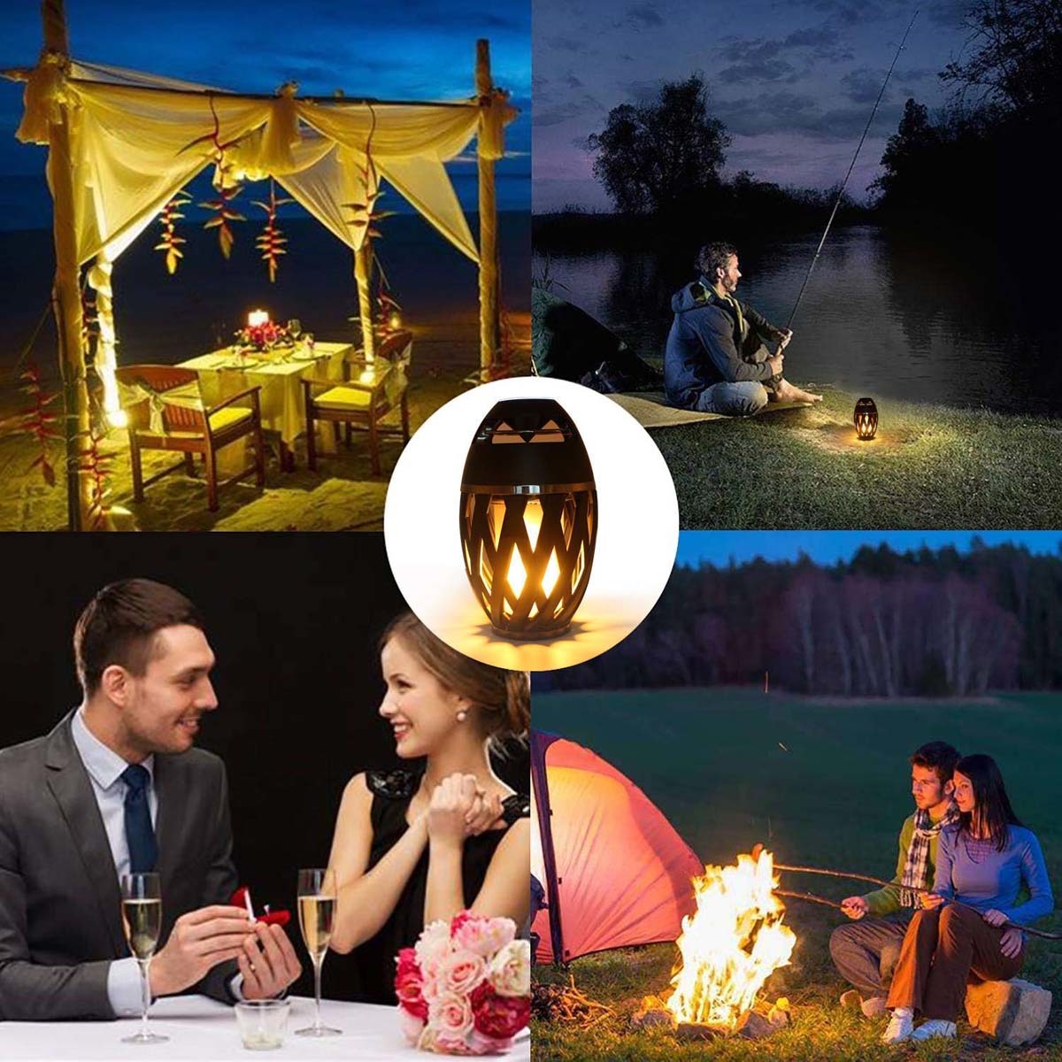 Black Flame Wireless Bluetooth Speaker