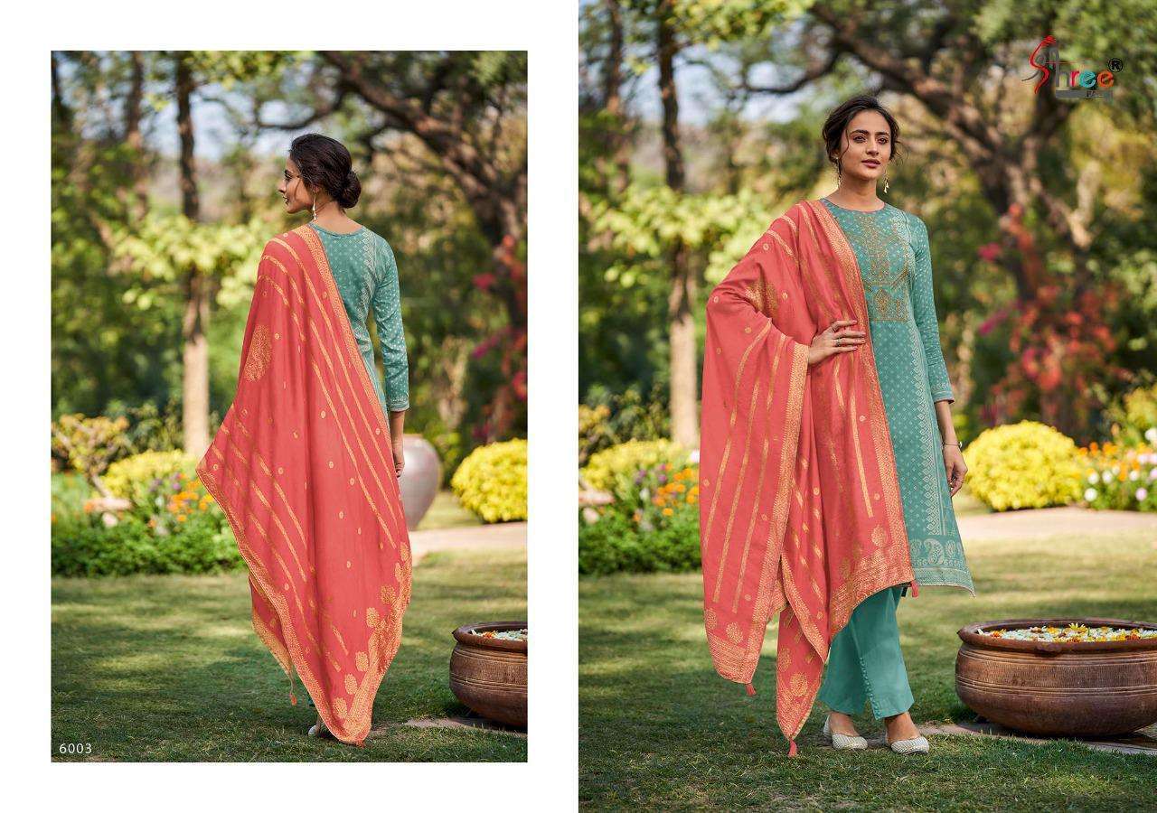 Multi Color Shree Fabs Miraya Jam Cotton Print With Embroidery Dress Material Catalog
