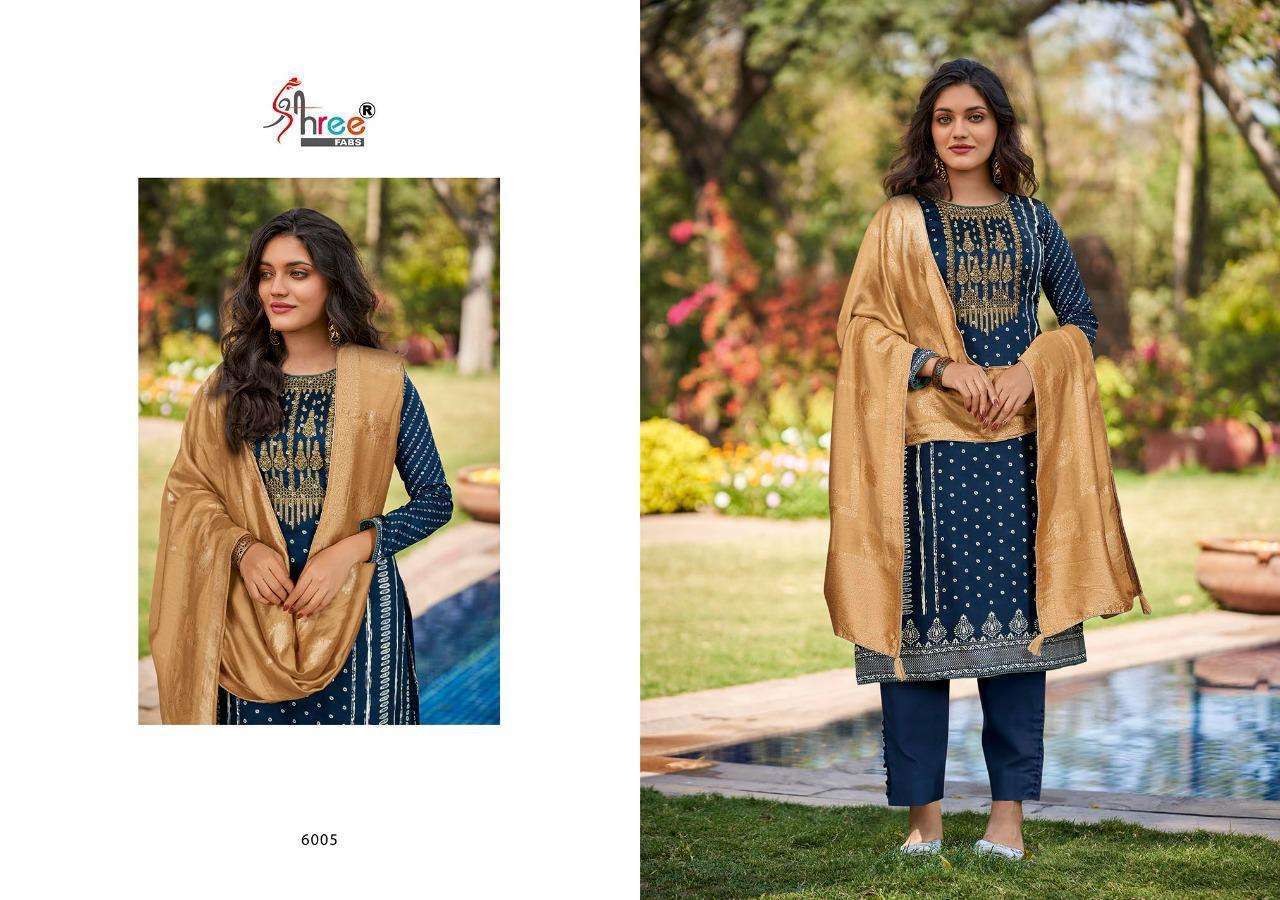 Multi Color Shree Fabs Miraya Jam Cotton Print With Embroidery Dress Material Catalog