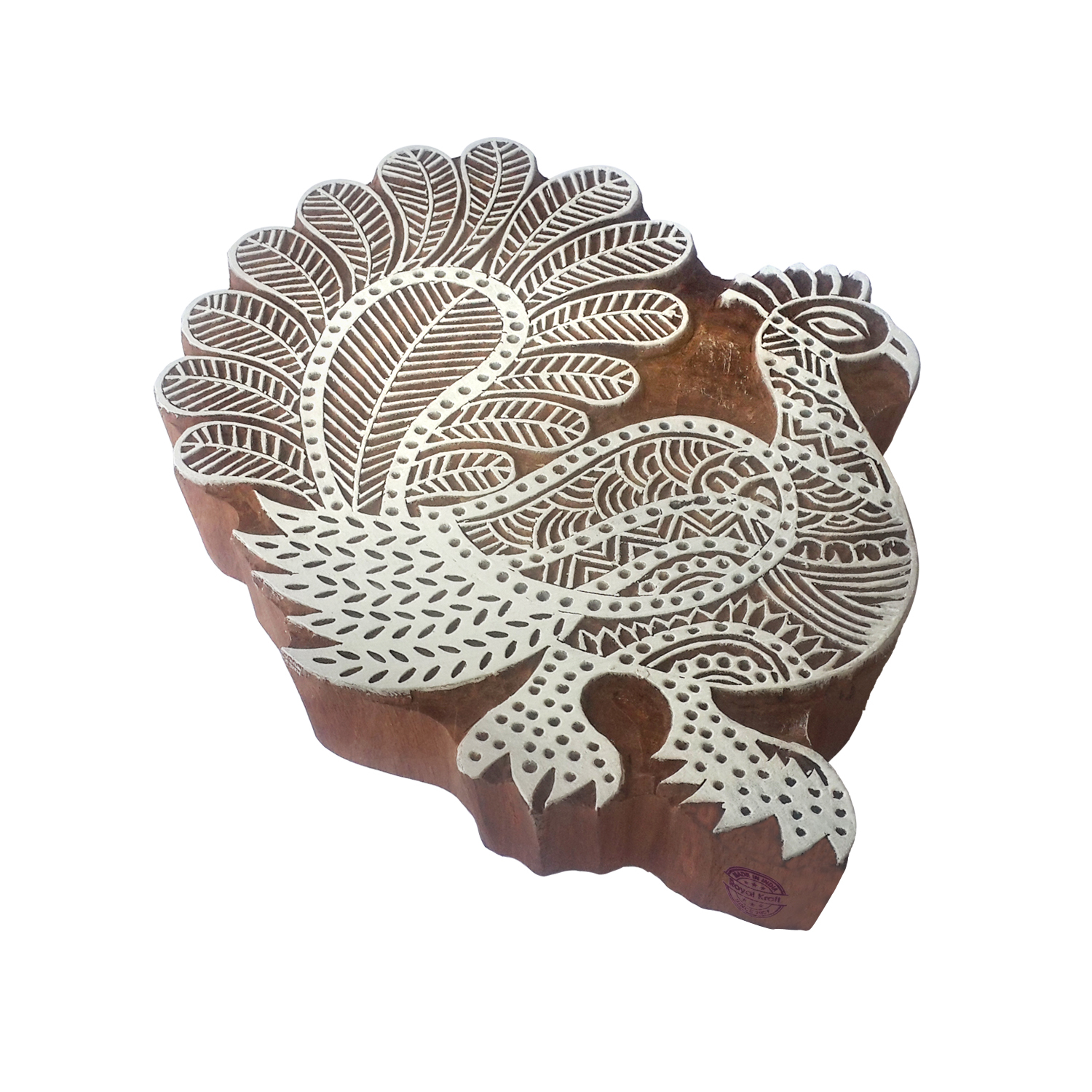 Large Animal Wooden Block Printing Stamps Core Material: Wood