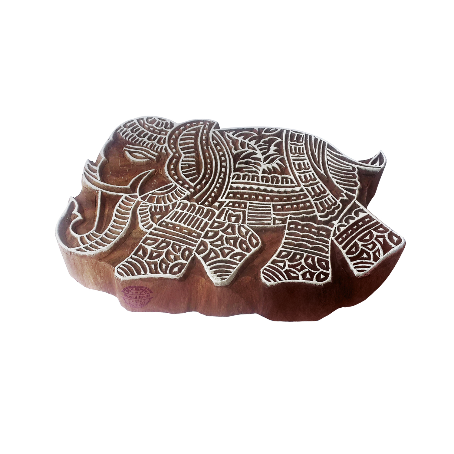 Large Animal Wooden Block Printing Stamps Core Material: Wood