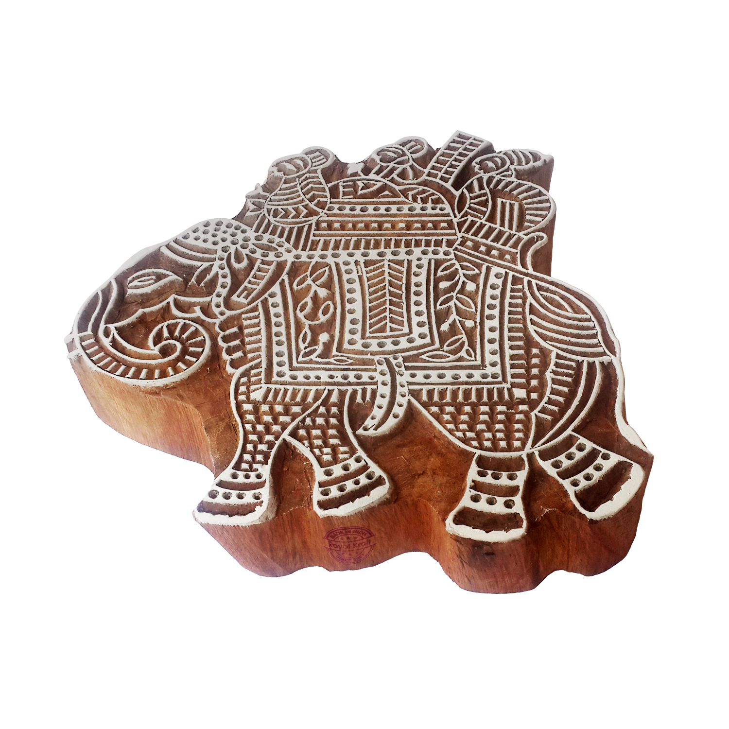 Large Animal Wooden Block Printing Stamps Core Material: Wood