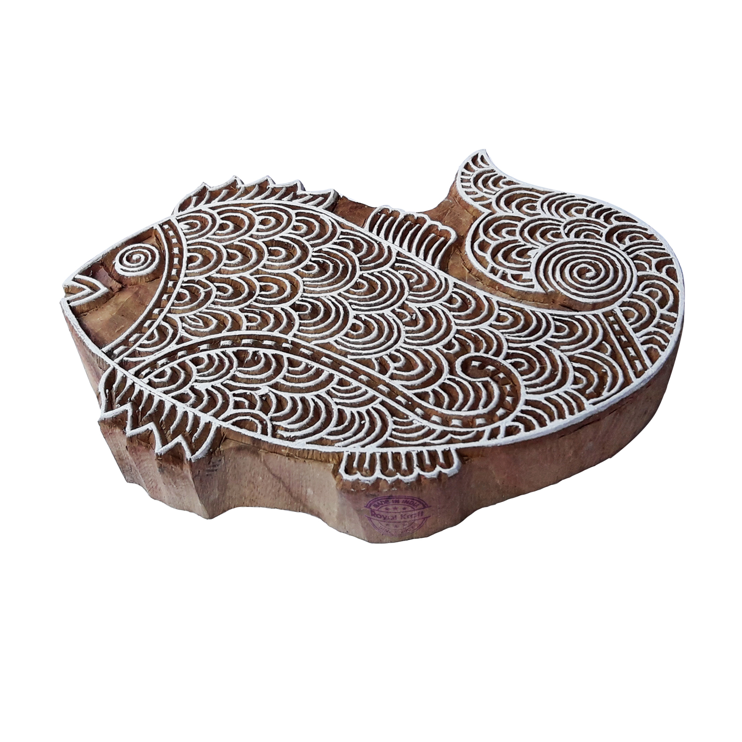 Large Animal Wooden Block Printing Stamps Core Material: Wood
