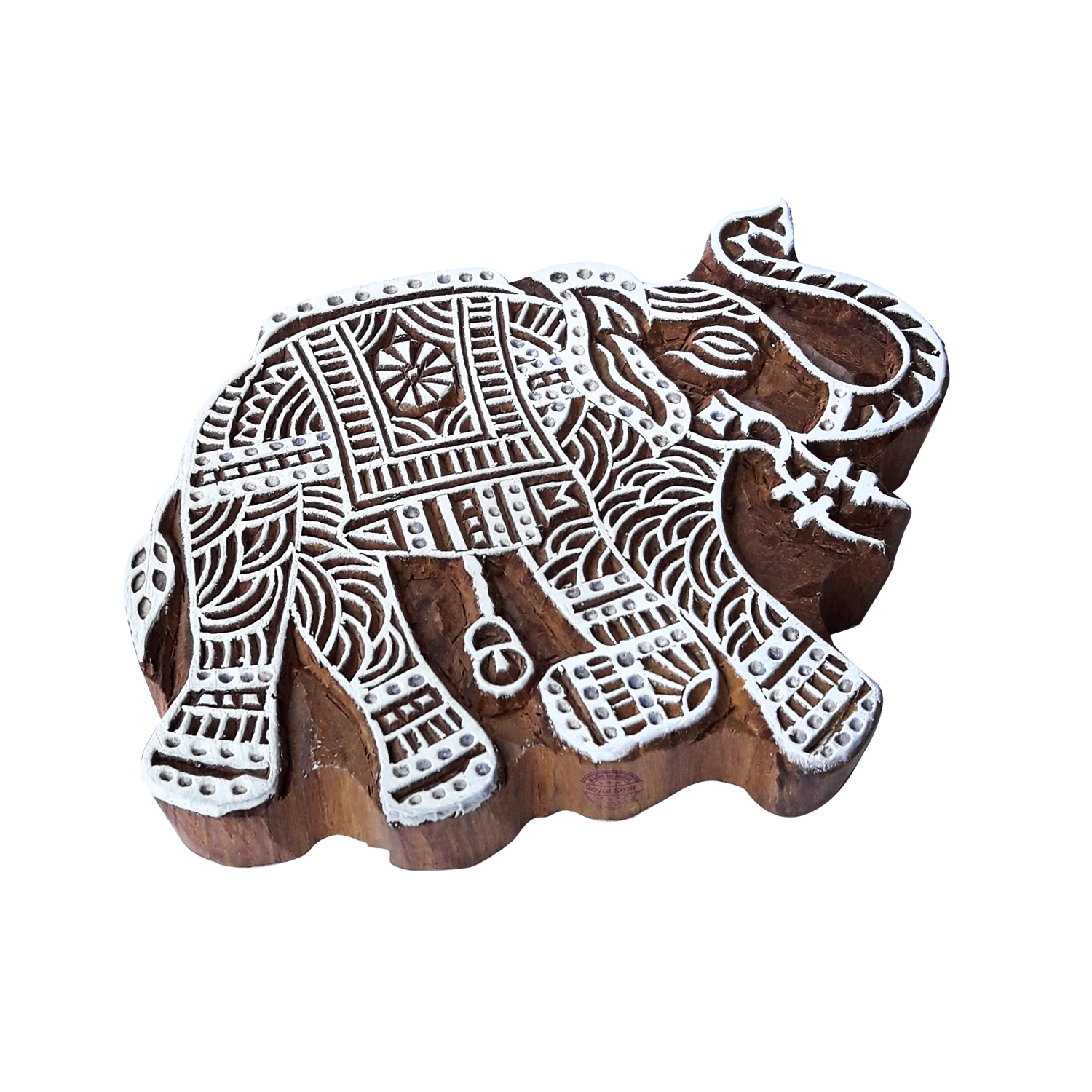 Large Animal Wooden Block Printing Stamps Core Material: Wood