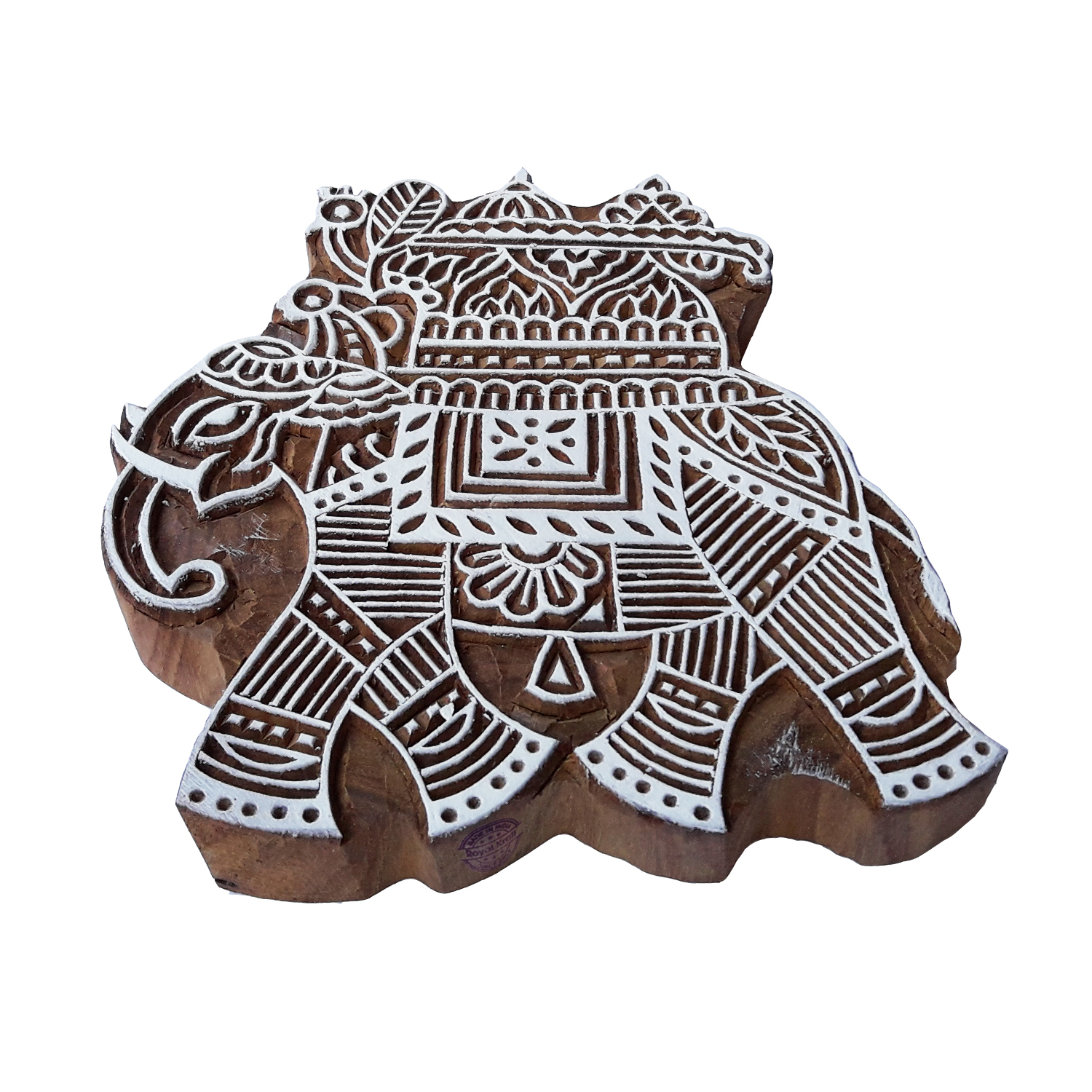 Large Animal Wooden Block Printing Stamps Core Material: Wood