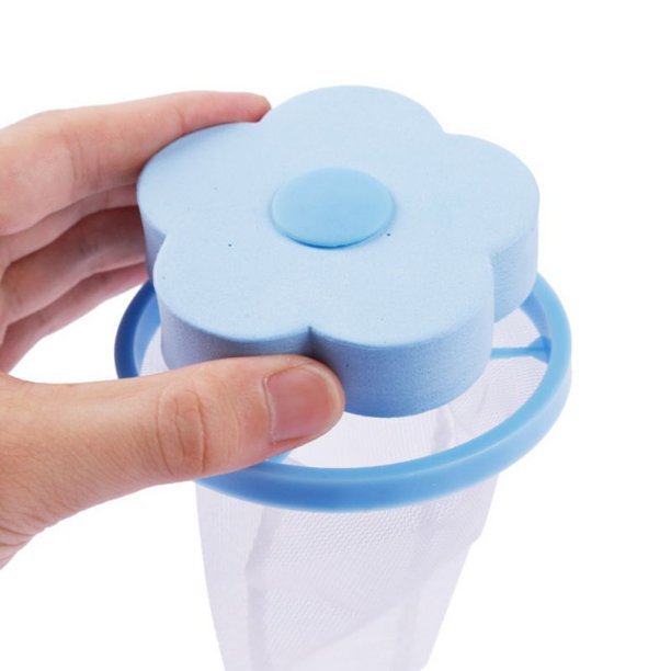Washing Machine Floating Lint Mesh Bag, Net Hair Filter, Reusable Laundry Lint Catcher Net Bag