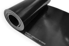 Black Plain Rubber Sheet