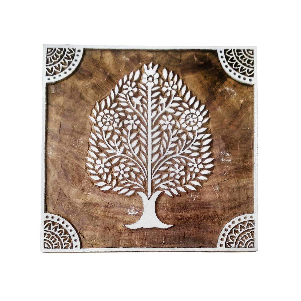 6 Inch Large Square Wooden Block Printing Stamps Core Material: Wood