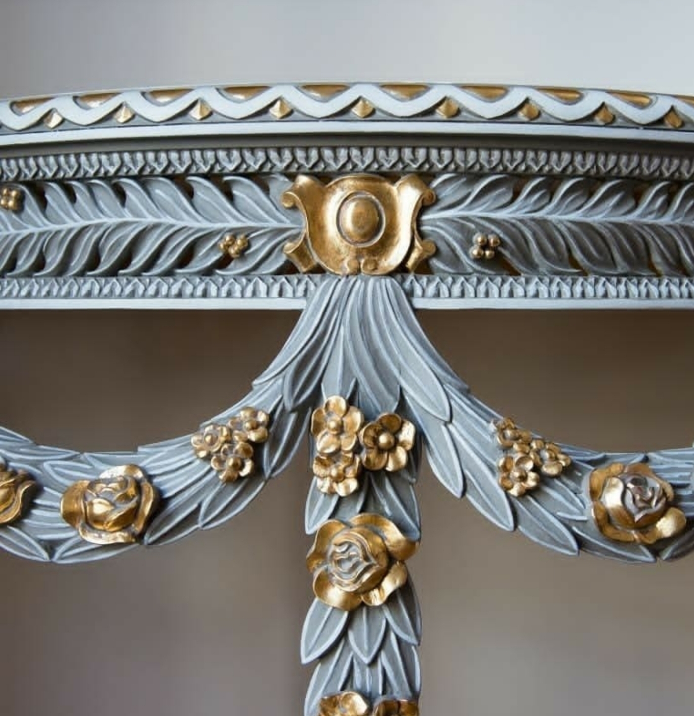 Handmade Wooden Cansol Table