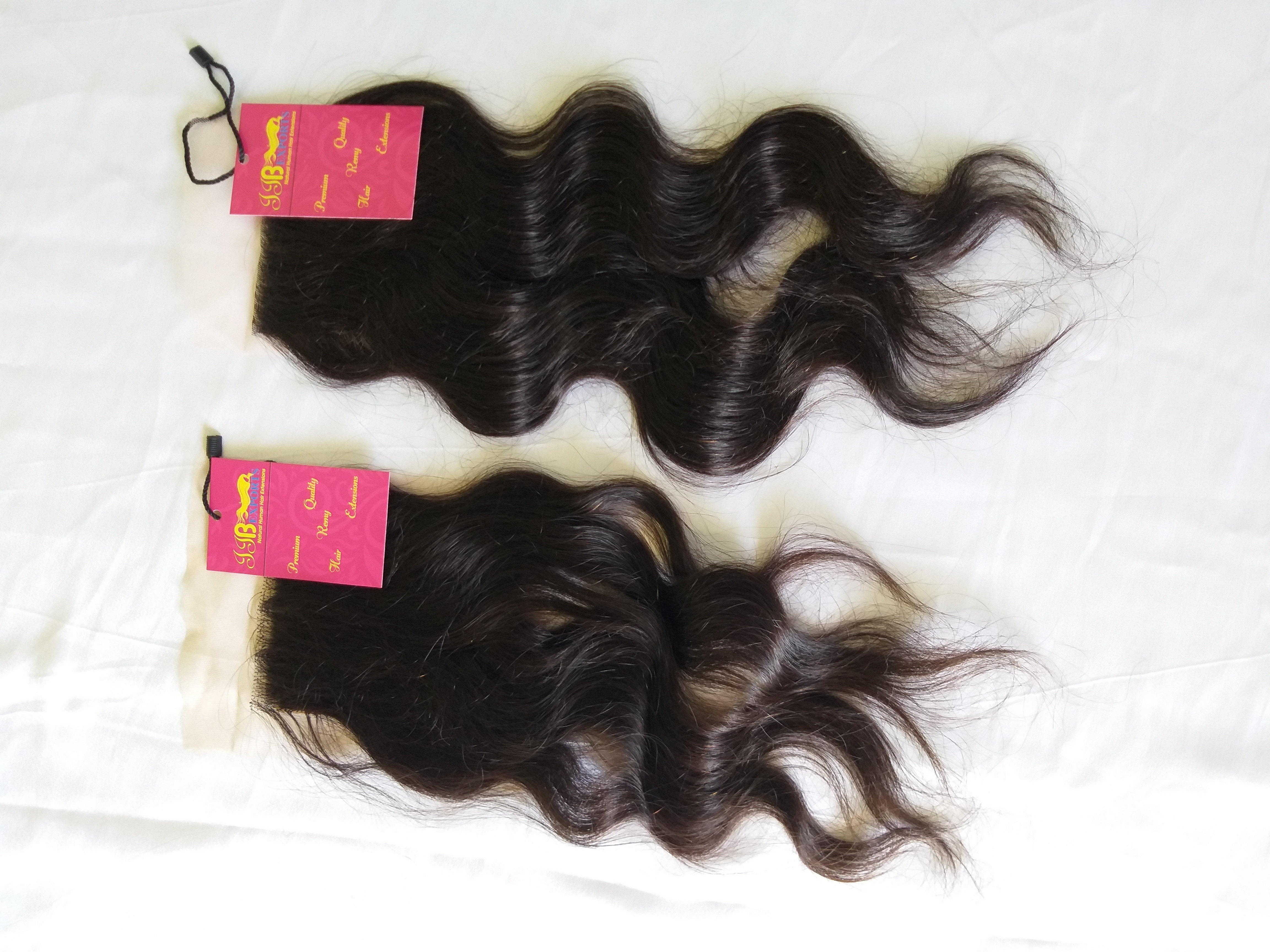Natural Black Swiss Hd Thin Lace Closure Frontal With Baby Hair