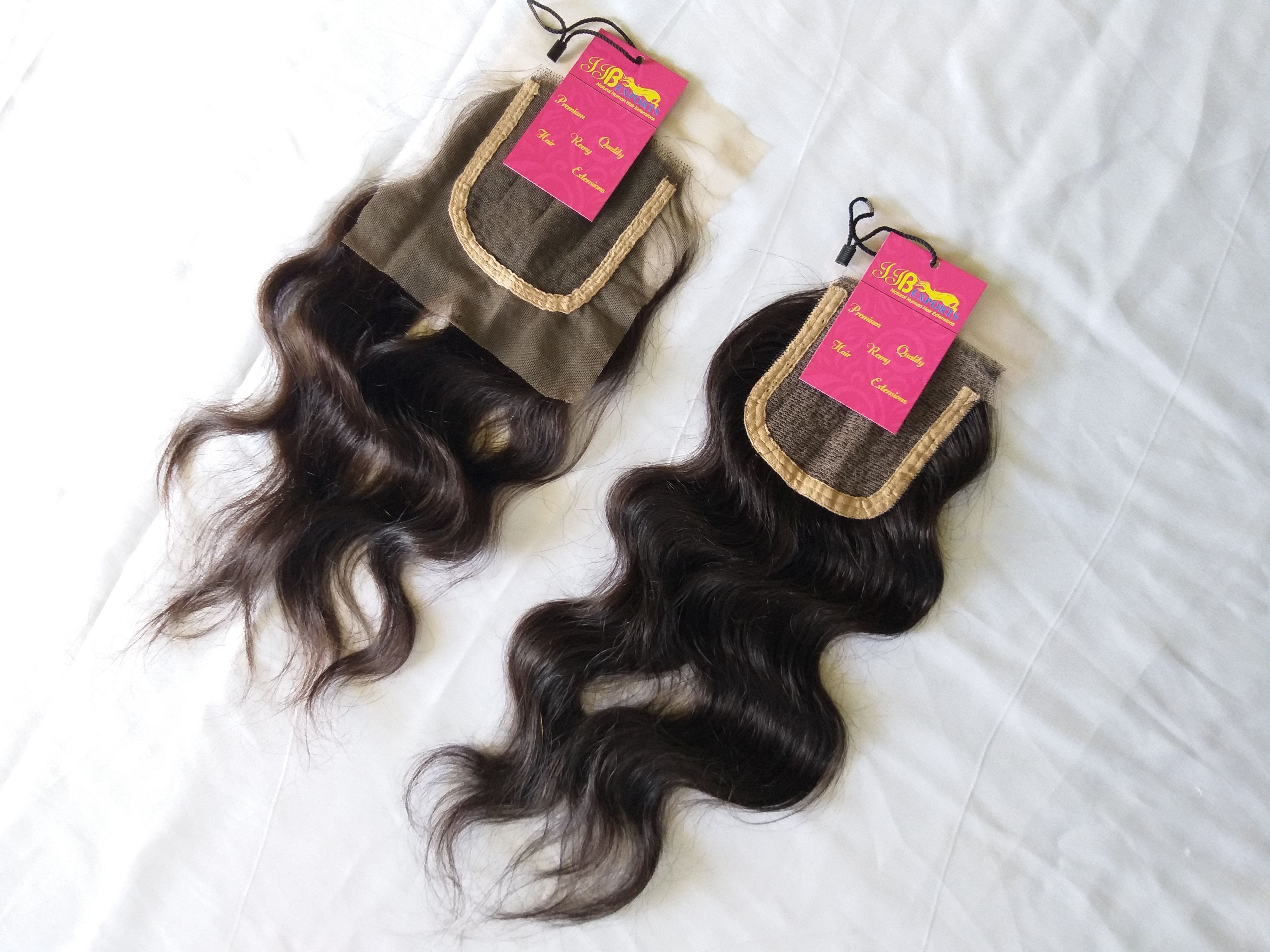 Natural Black Swiss Hd Thin Lace Closure Frontal With Baby Hair