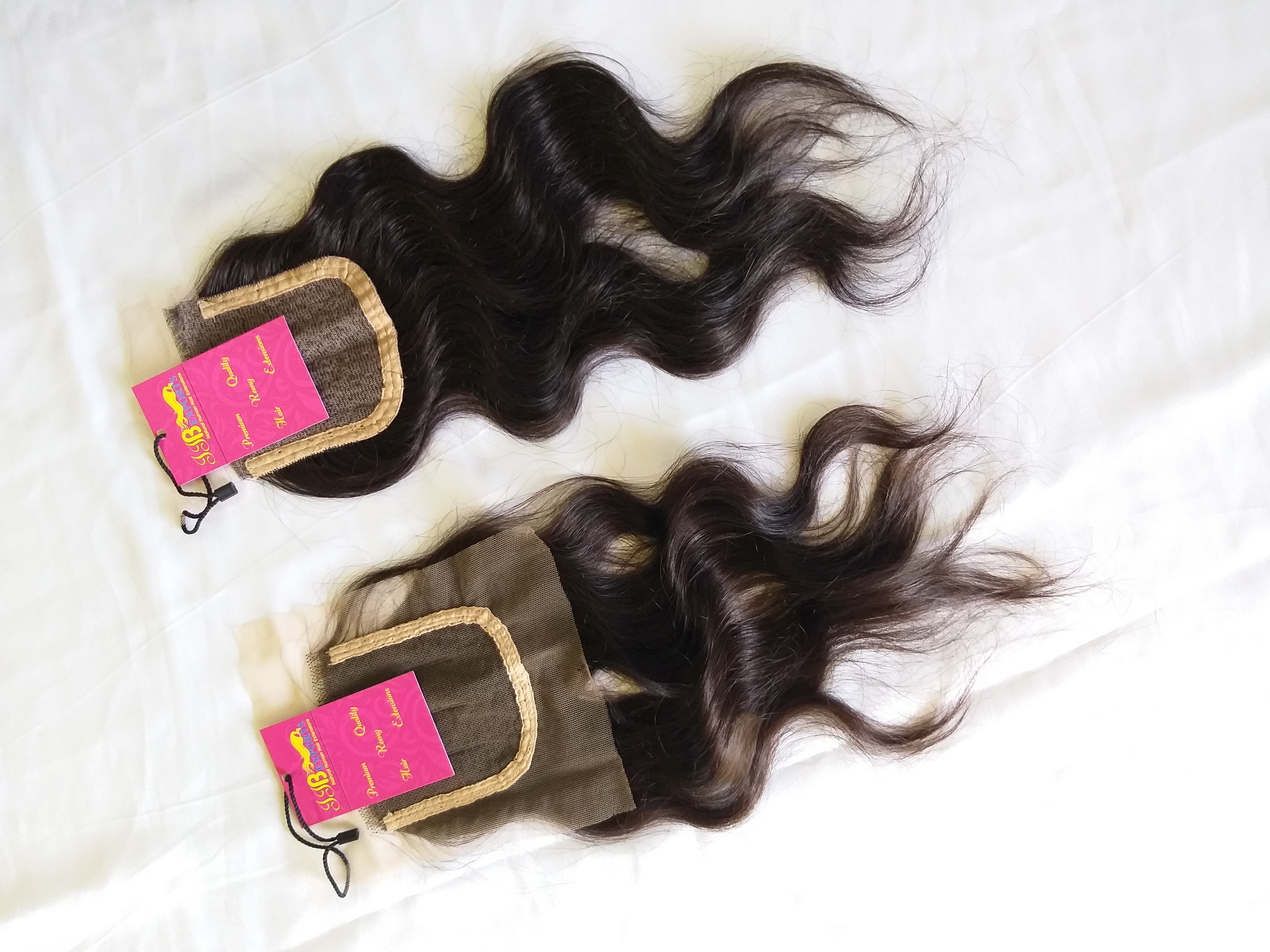 Natural Black Swiss Hd Thin Lace Closure Frontal With Baby Hair