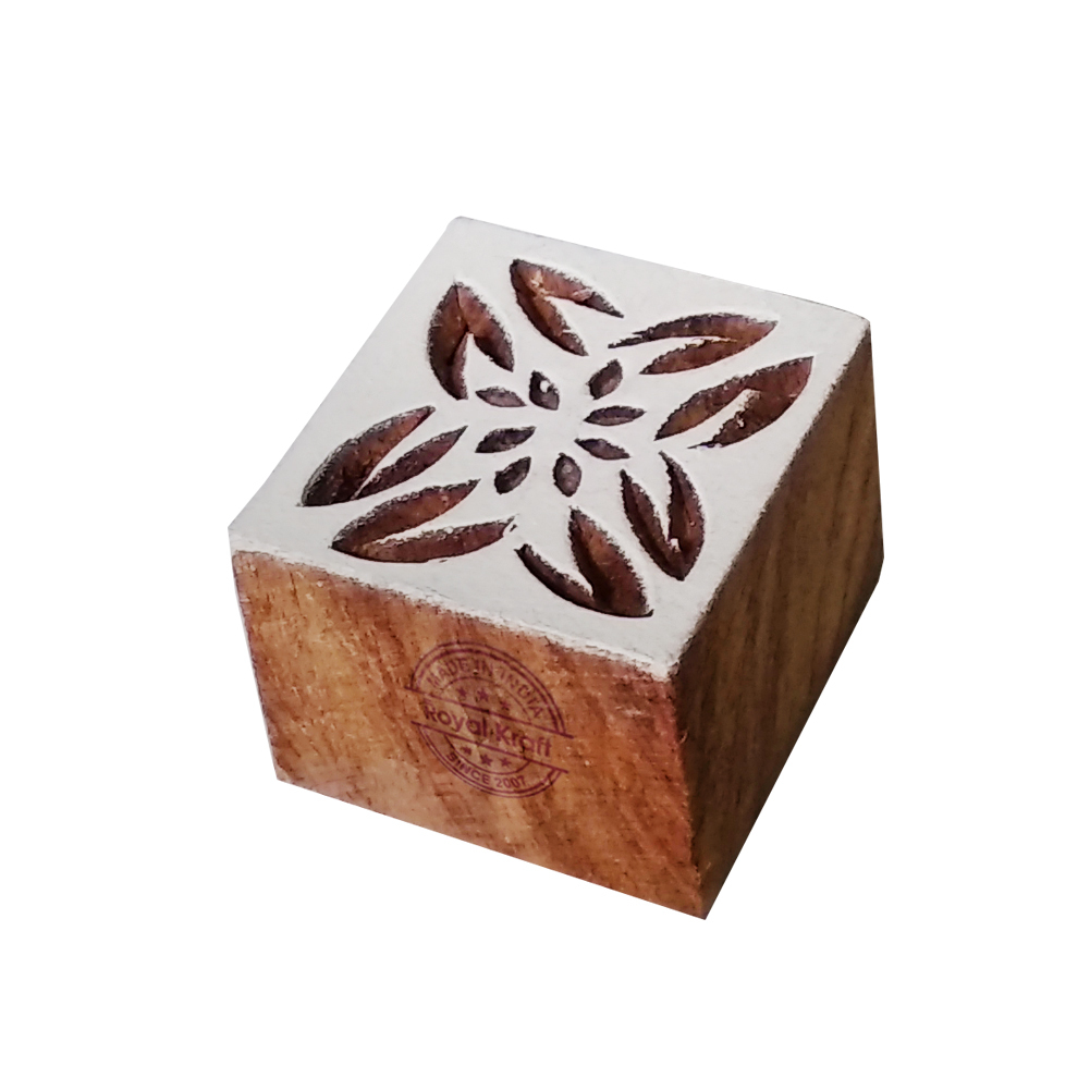 Small Square Wooden Block Printing Stamps Core Material: Wood