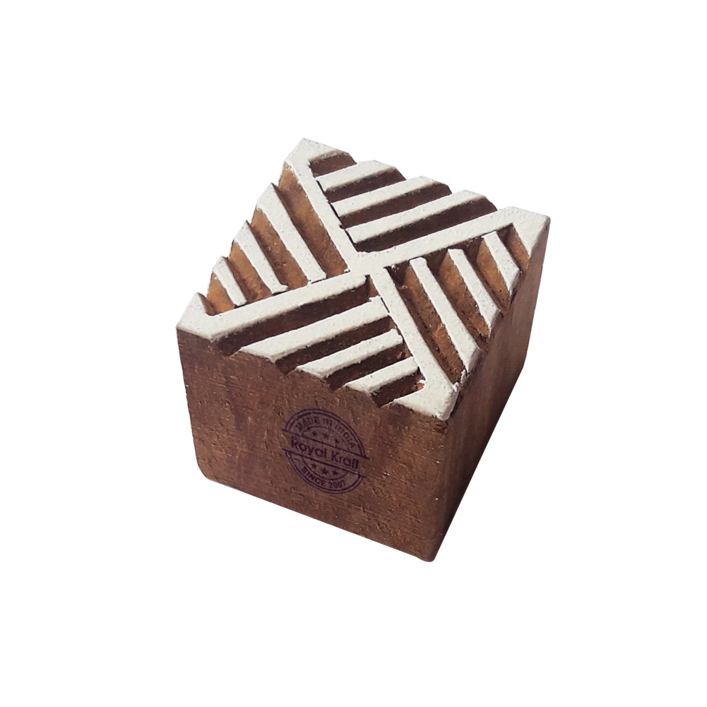 Small Square Wooden Block Printing Stamps Core Material: Wood