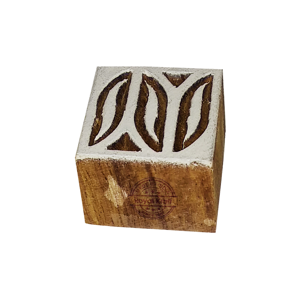 Small Square Wooden Block Printing Stamps Core Material: Wood