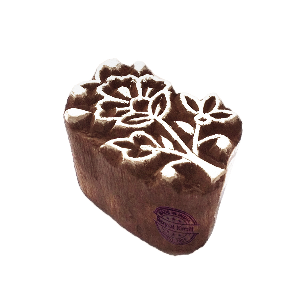 Small Tree Wooden Block Printing Stamps Core Material: Wood
