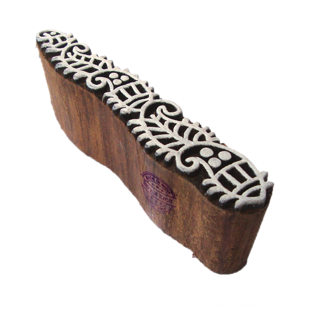 Small Border Wooden Block Printing Stamps Core Material: Wood