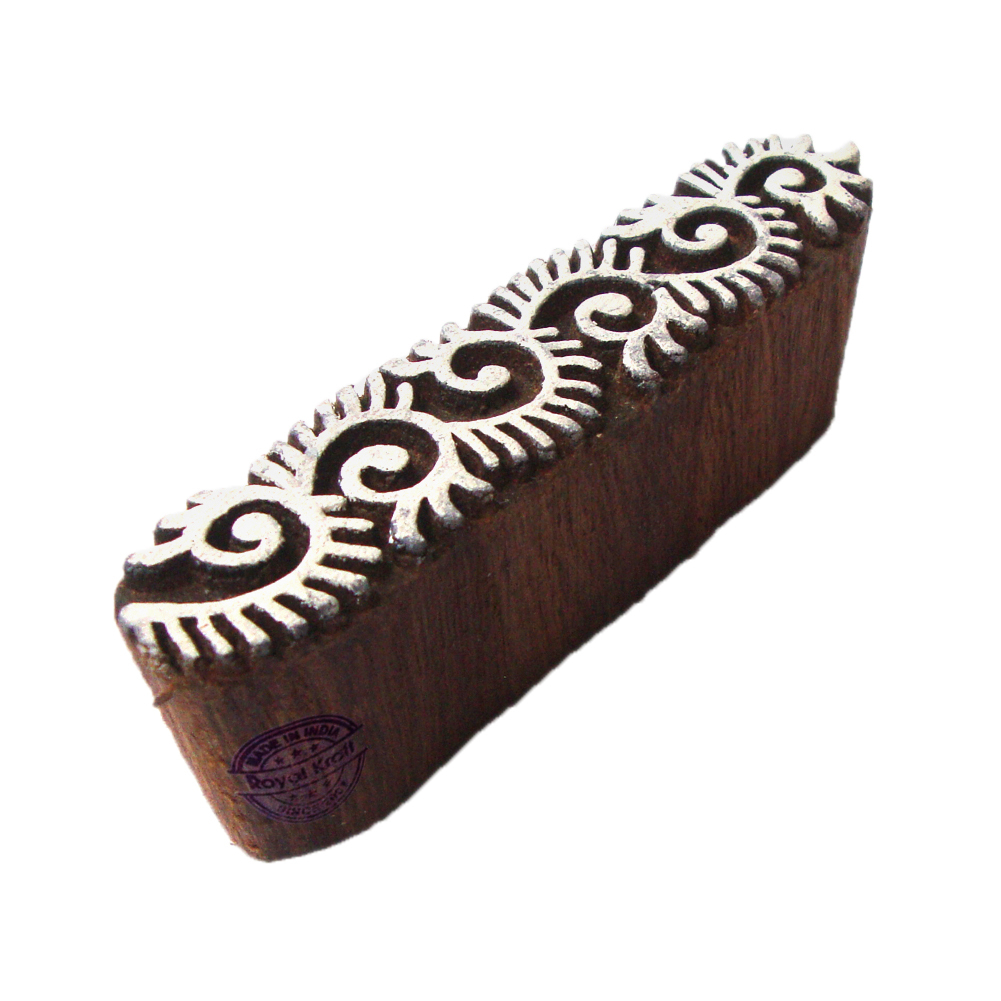 Small Border Wooden Block Printing Stamps Core Material: Wood