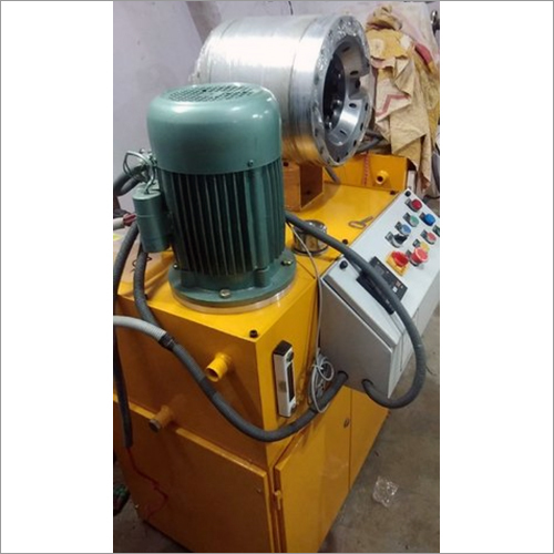 Semi Automatic Horizontal Hose Crimping Machine