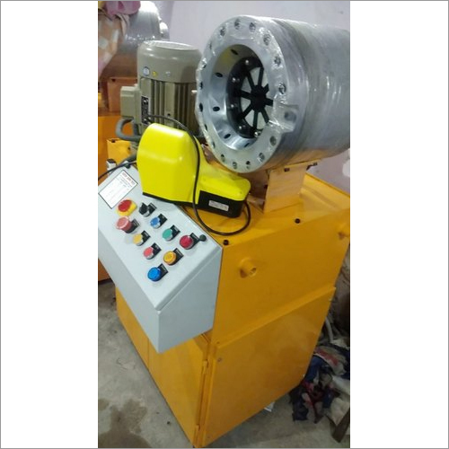 Portable Hose Crimping Machine - Mild Steel, 240-440 Volt Electric Power | Durable, Compact Design, High Performance, Easy Installation, Semi-automatic Operation
