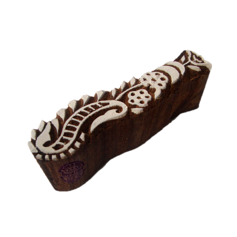 Small Border Wooden Block Printing Stamps Core Material: Wood