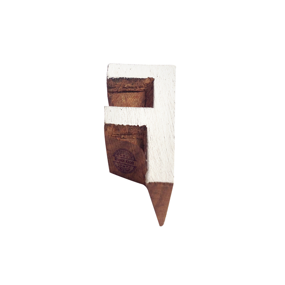 Wooden Block Printing Stamps - 1.2 Inch Size 0.9 Inch Height | Ideal For Fabric Paper Clay Pottery And Drawer Knob Printing