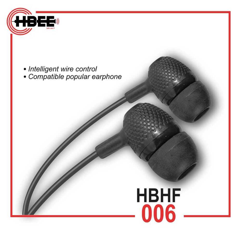 Stereo Earphone - Body Material: Plastic