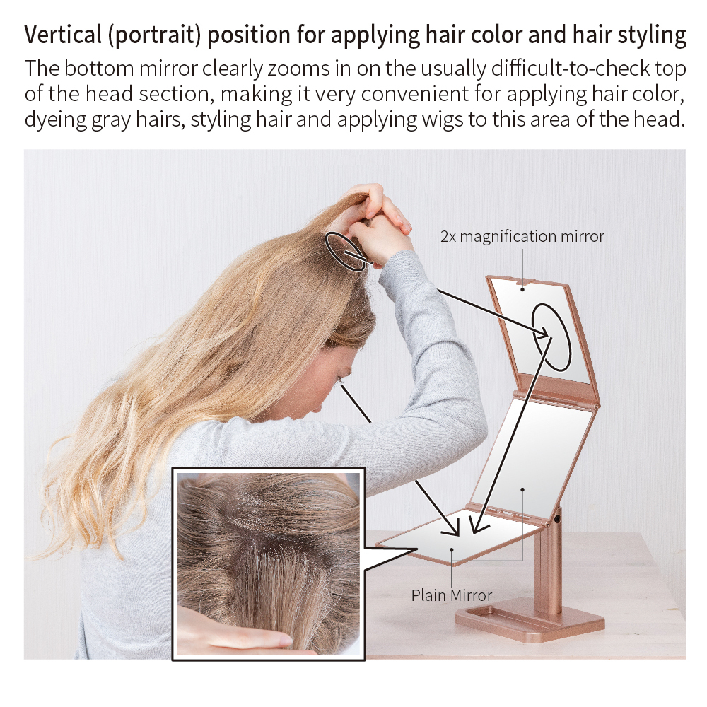 Framed Styling Stand Mirror