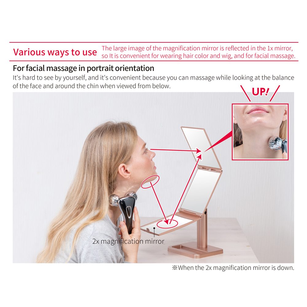 Framed Styling Stand Mirror