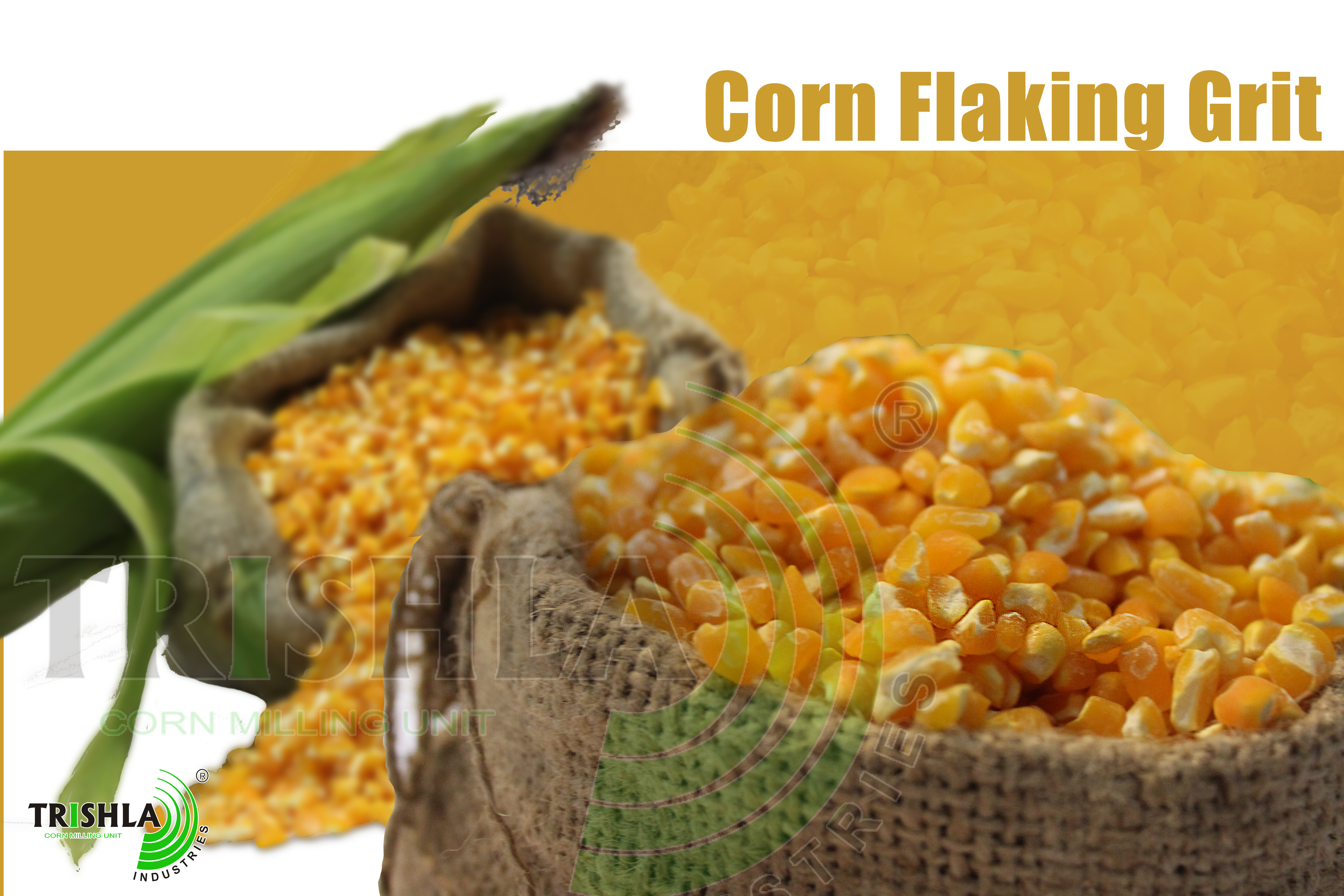 Yellow Corn Flaking Grits