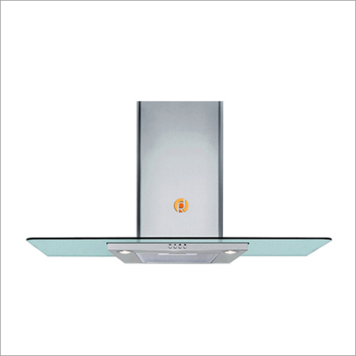 बैफल फ़िल्टर चिमनी के साथ स्क्वायर आइलैंड स्टेनलेस स्टील बॉडी का आकार: आवश्यकता के अनुसार