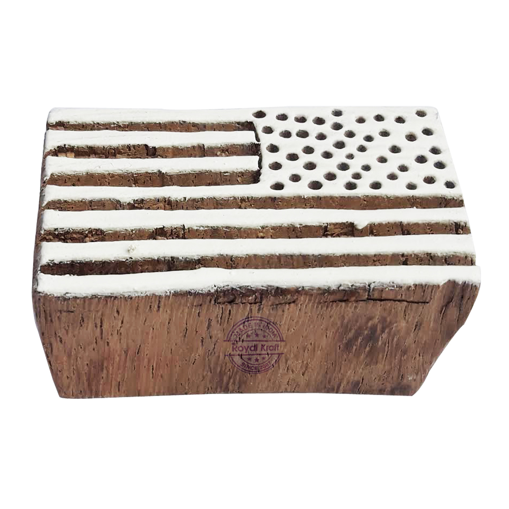 Uk Flag Wooden Block Printing Stamps Core Material: Wood