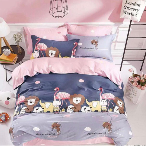 Cartoon Print Comforter Set Application: Household