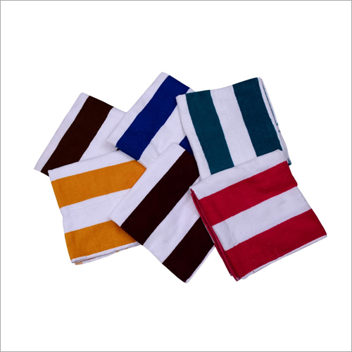 Cabana Kitchen Towel - Eco-Friendly Rectangular Design, Stylish Stripe Patterns in Various Colors, Suitable for All Age Groups
