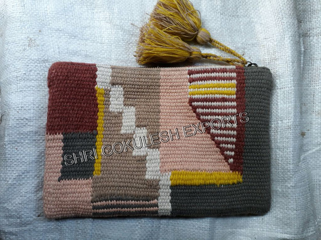 Ladies Cotton Purse - 100% Water-resistant Cotton Canvas, Customizable Sizes & Colors | Zipper Closure, Handcrafted With High Capacity