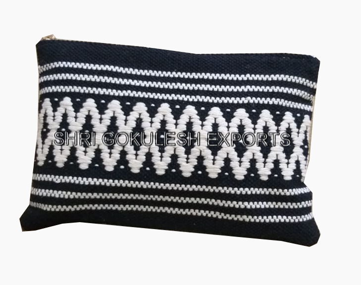 Ladies Cotton Purse - 100% Water-resistant Cotton Canvas, Customizable Sizes & Colors | Zipper Closure, Handcrafted With High Capacity