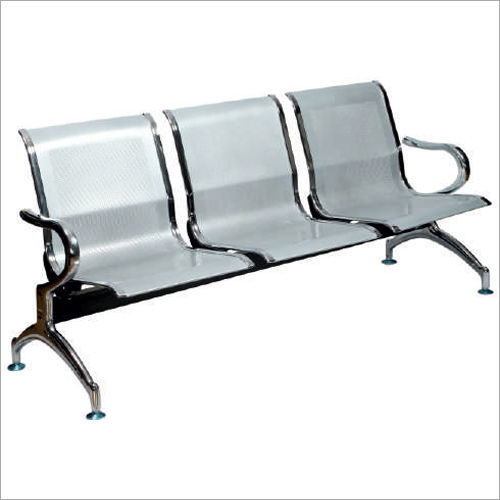 3 Seater Visitor Chair Design: Without Rails