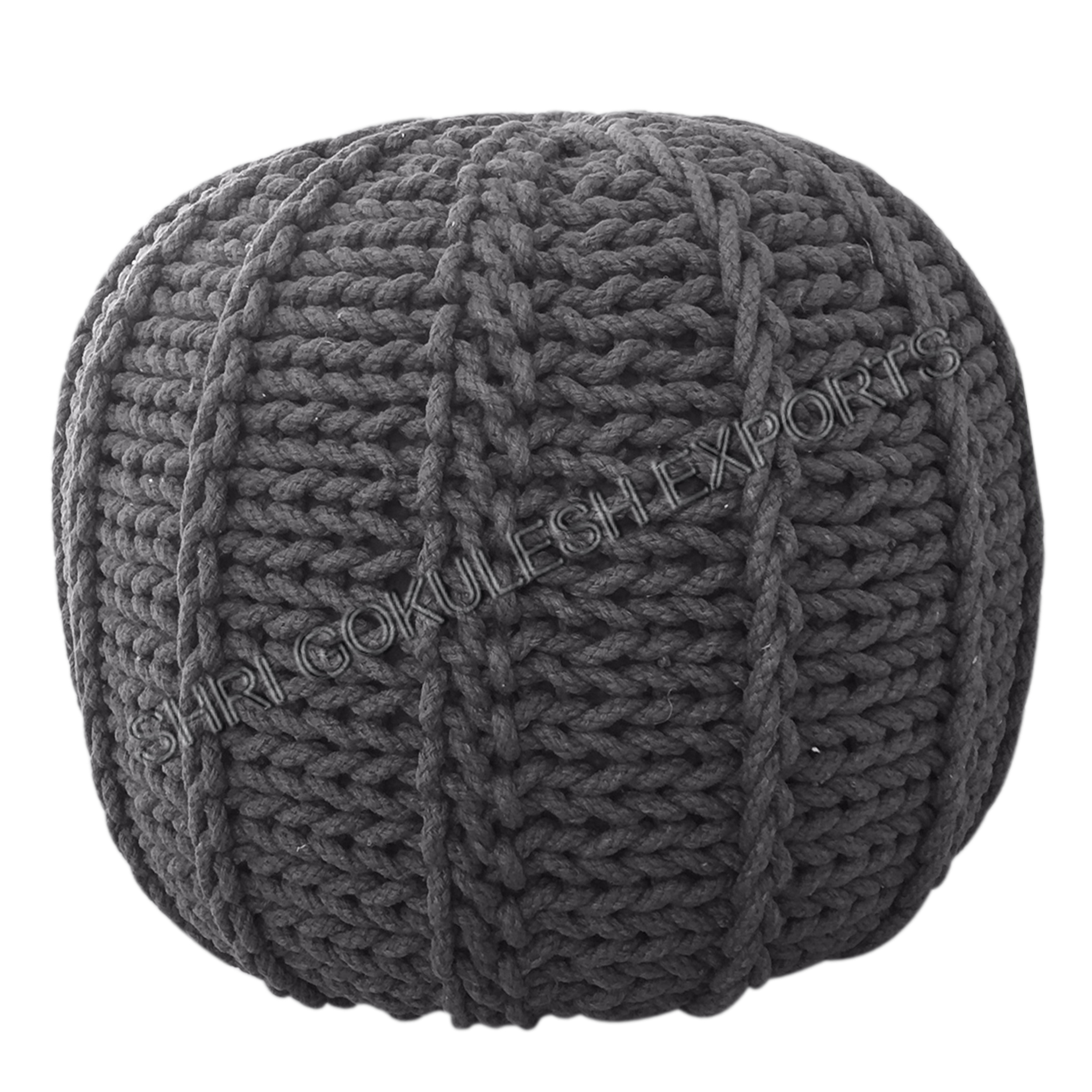 Handmade Knitted Poufs Application: Indoor Outdoor