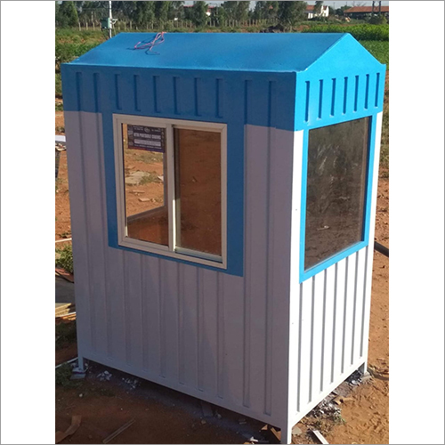 White Portable Security Cabin