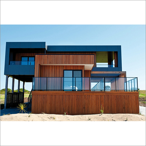 Red Modern Duplex Cabin