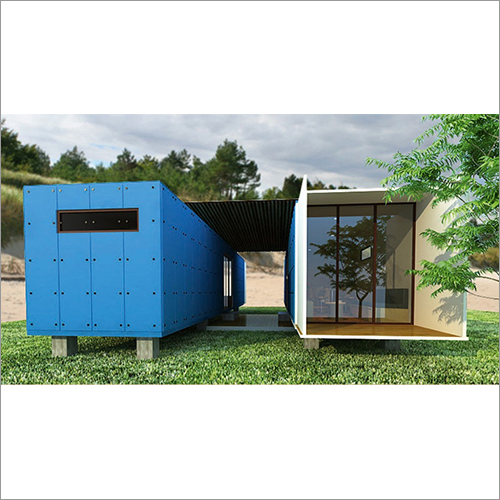 Red Modern Duplex Cabin
