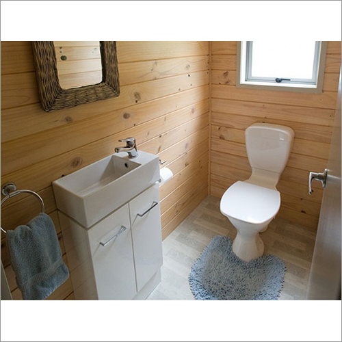 Blue Prefabricated Portable Toilet And Ablution