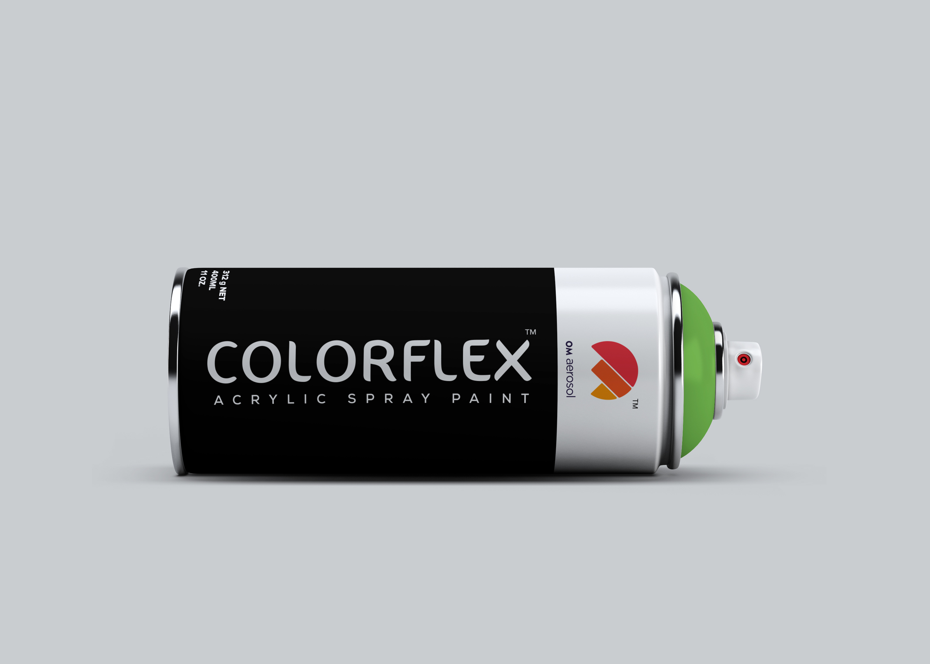 Colorflex Acrylic Spray Paint - 3 Years Shelf Life, Smooth Green Finish | Next-generation Eco-friendly Formula, Fast-drying, Weather-resistant