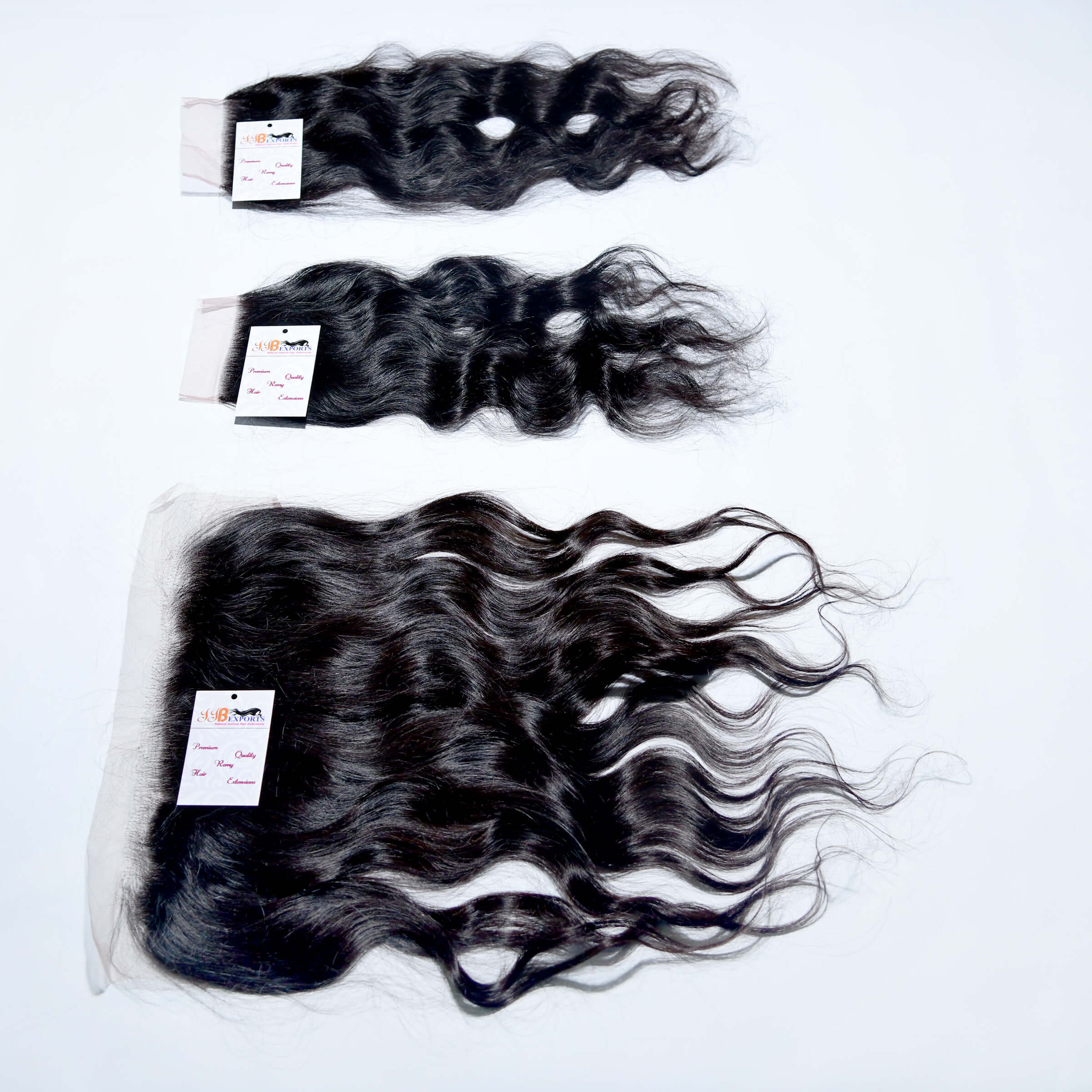 Wholesale Price Silky Straight Human Hair 13x4/13x5 Hd Transparent Frontal Lace Closures - Color: Natural Black